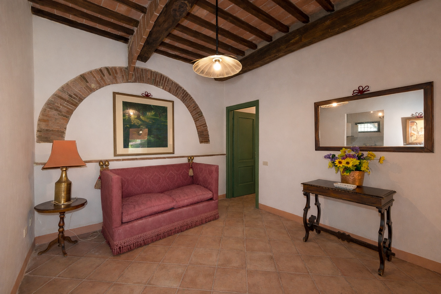 Zona relax appartamento Oleandro - casale toscano La Vivaldina a Suvereto